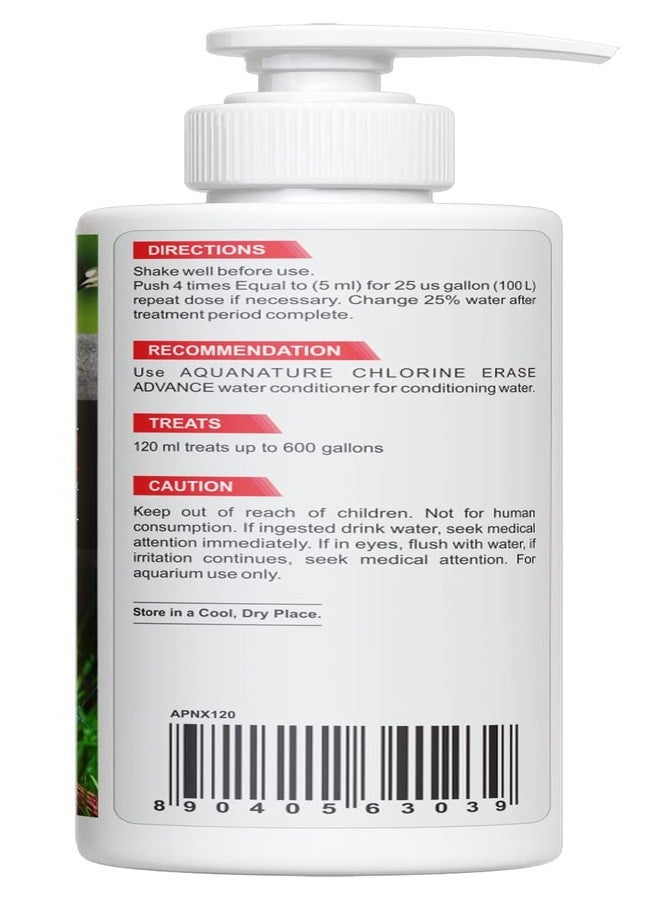 الطبيعة المائية AquaNature® Planaria-X للتحكم في طفيليات البلاناريا في أحواض الروبيان لأحواض المياه العذبة والنباتية (120 مل) - Image 3